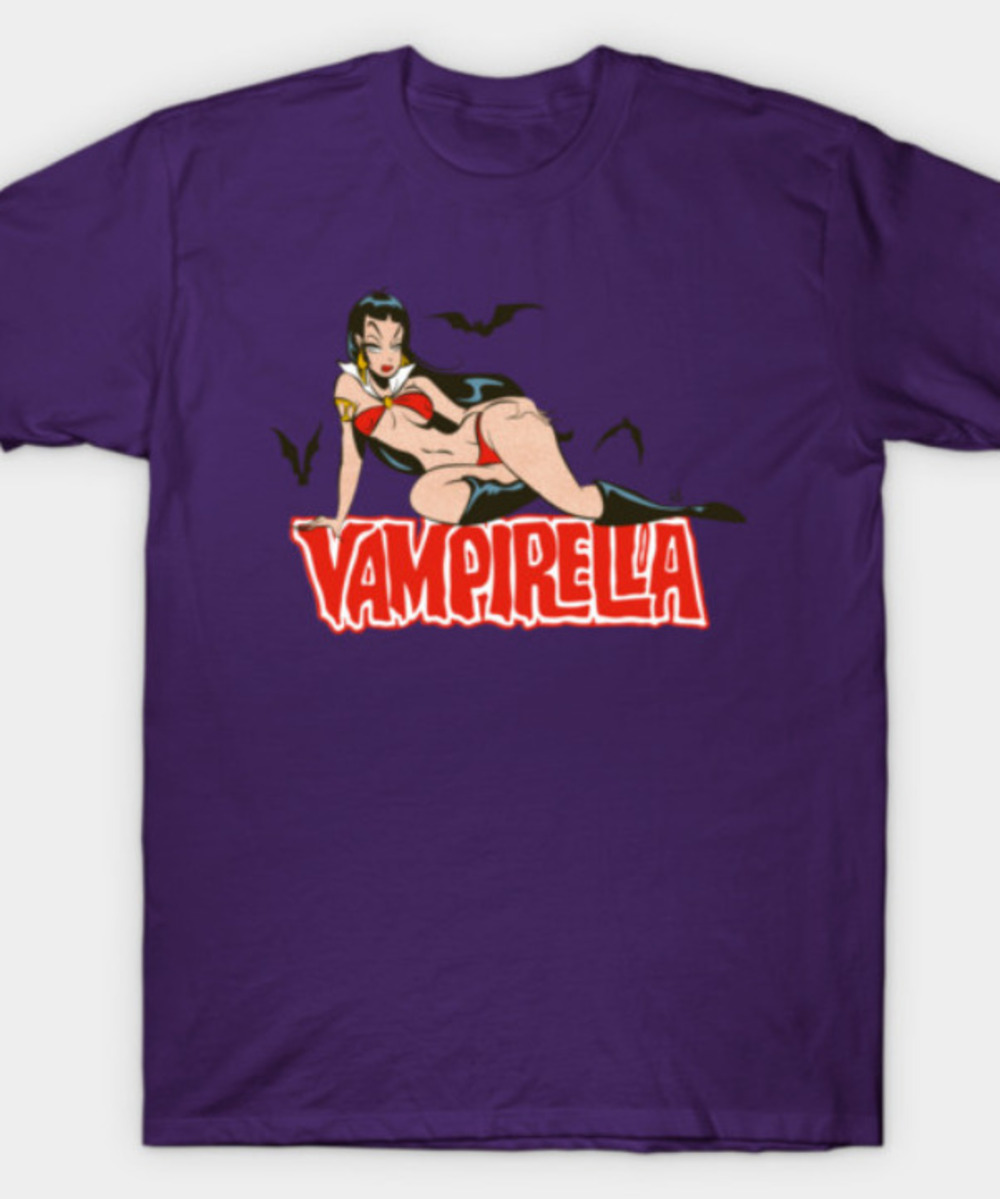 Vampirella T Shirt Purple